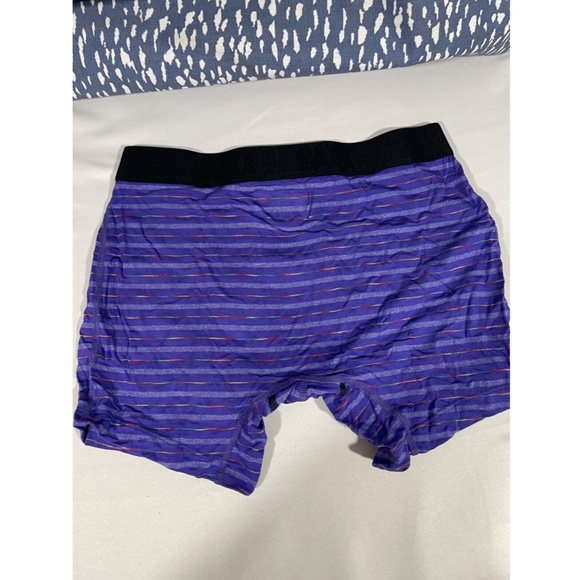 NIB SAXX [ Small ] Vibe Stretch Boxer Briefs in Purple Gradient Stripe‎ - Picture 11 of 14